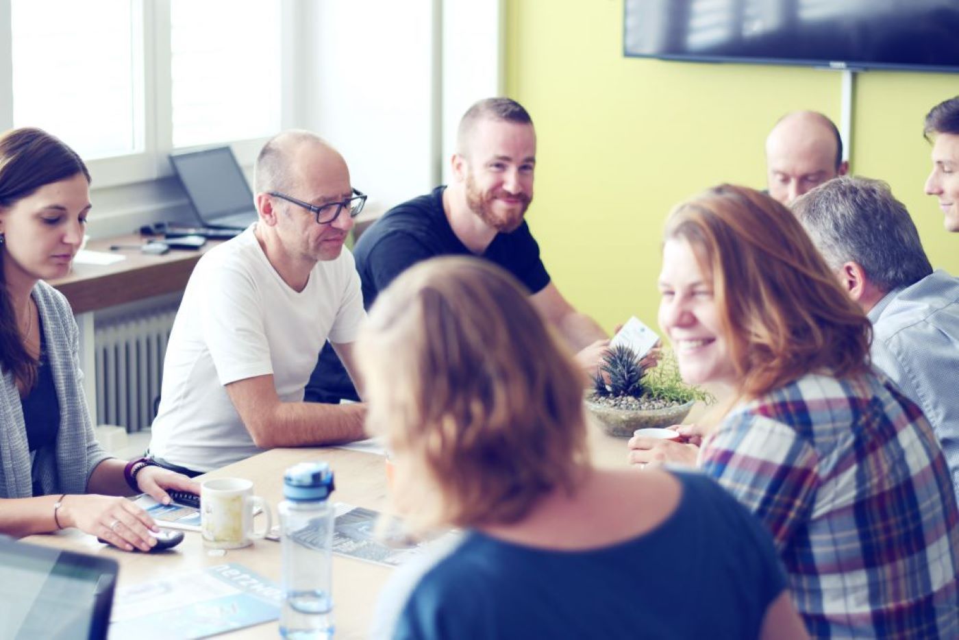 Lockeres Meeting mit einer evolutionären Organisation