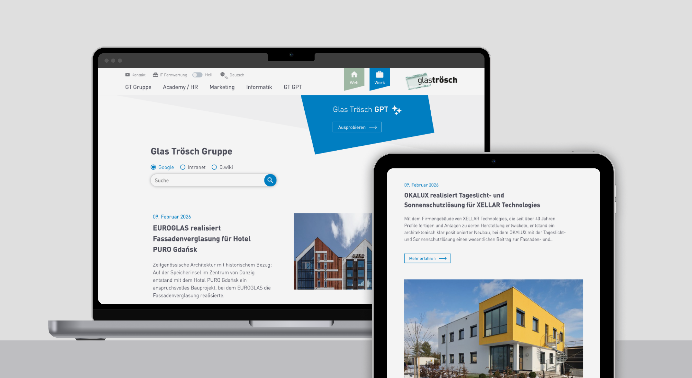 Glas Trösch Intranet GPT 