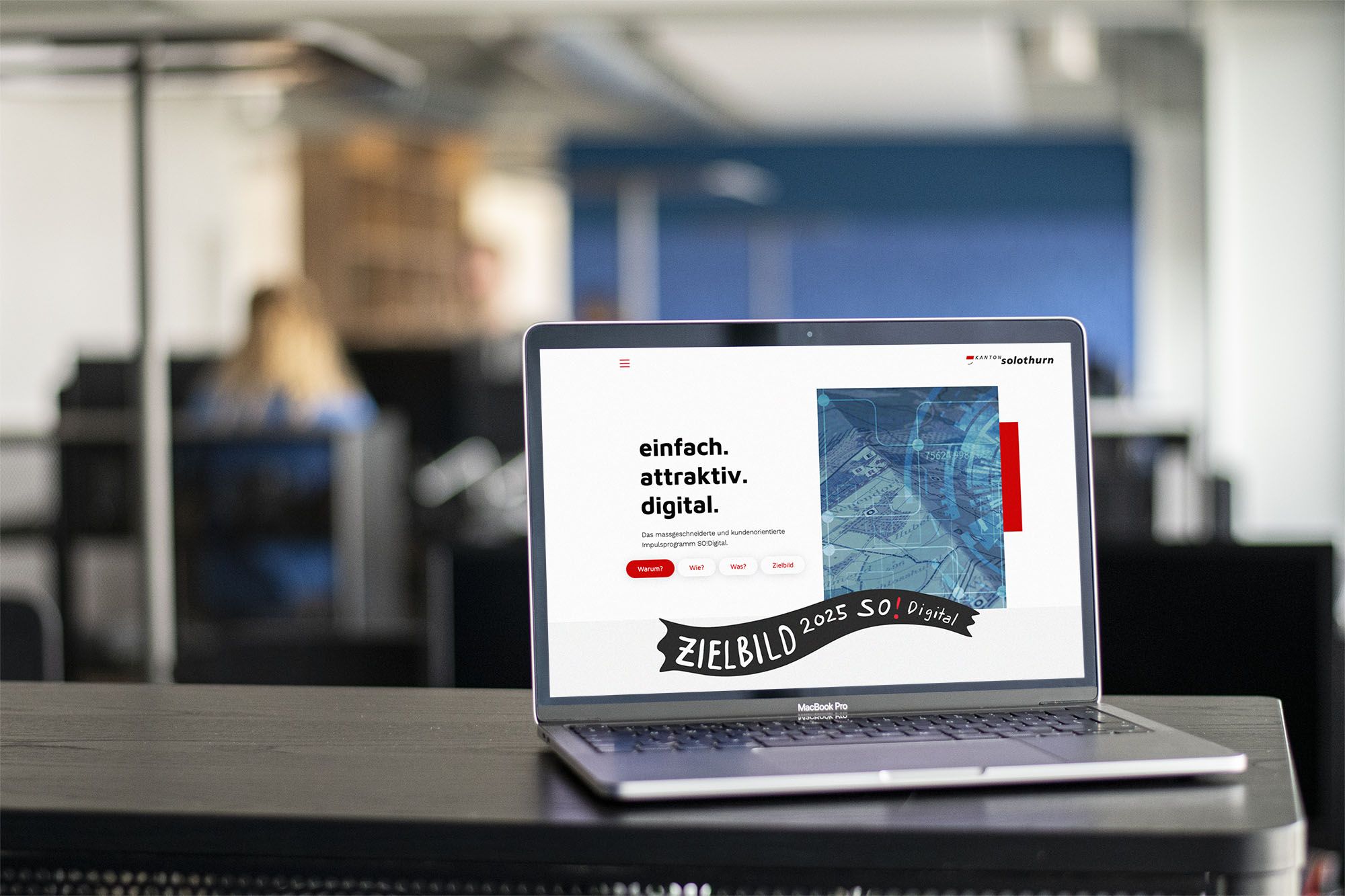 Mockup SO!Digital des Kanton Solothurn