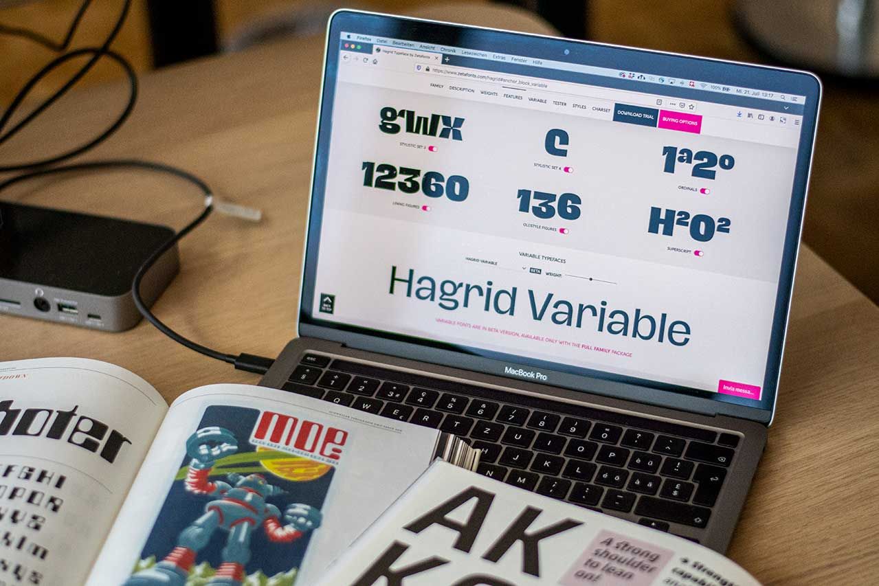 Symbolbild Typografie im Web