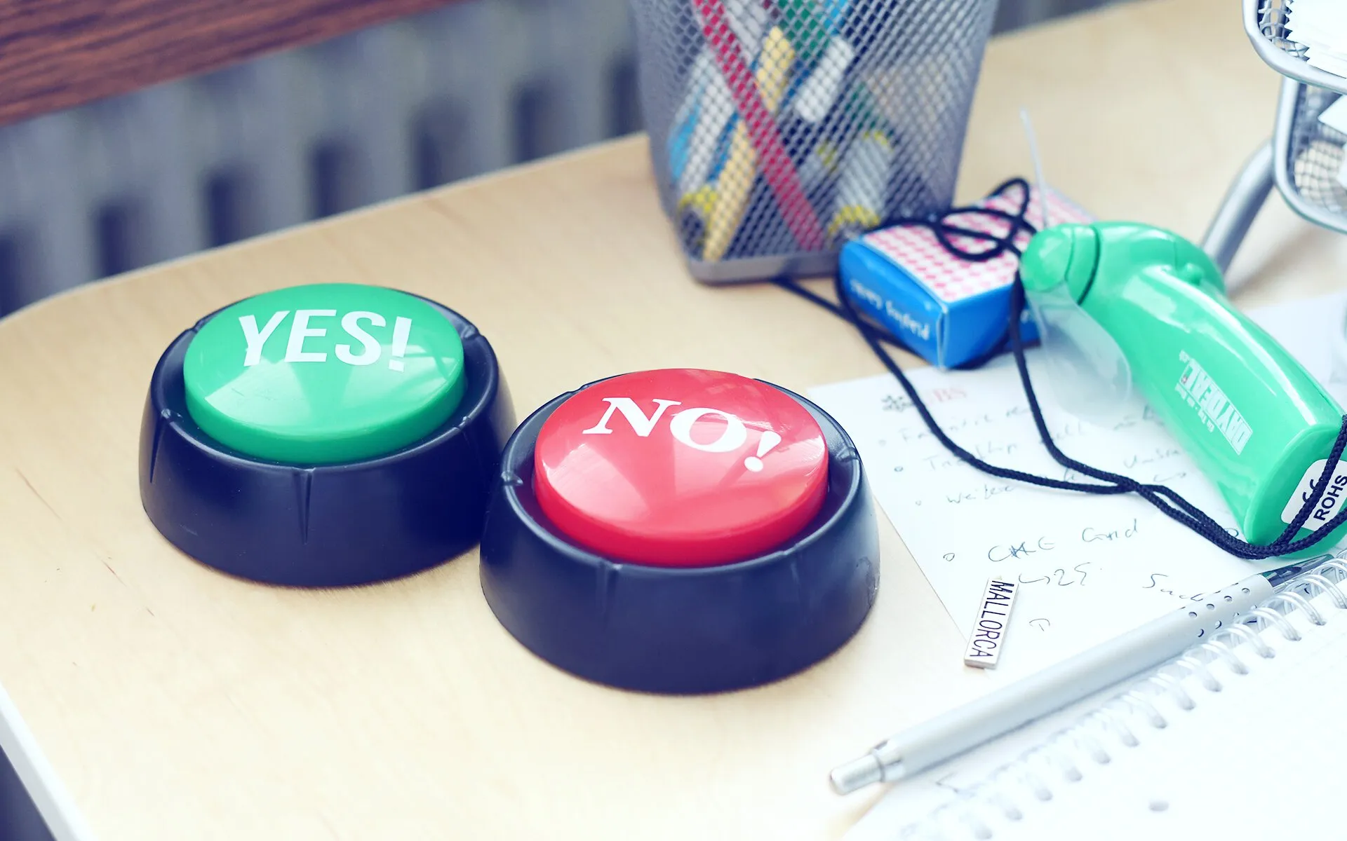 Yes-No Buttons